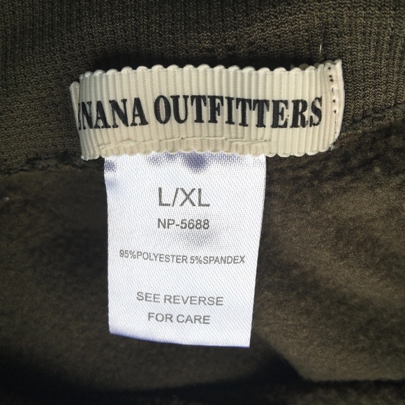 Green Tights Leggings Large Nana Outfitters - Picture 2 of 7